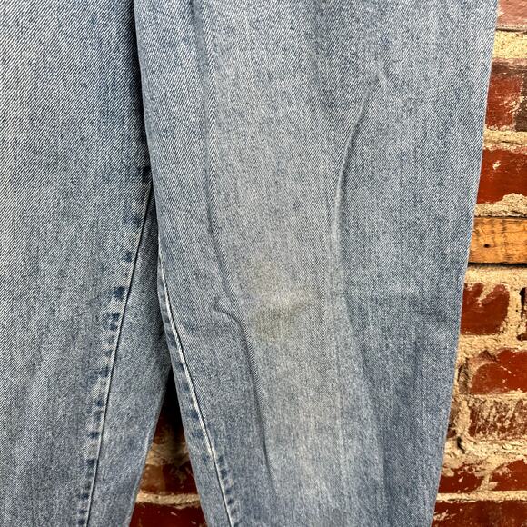 Vintage Calvin Klein Jeans Size 30 Light Wash High Rise Tapered Leg USA 90s - Picture 6 of 10